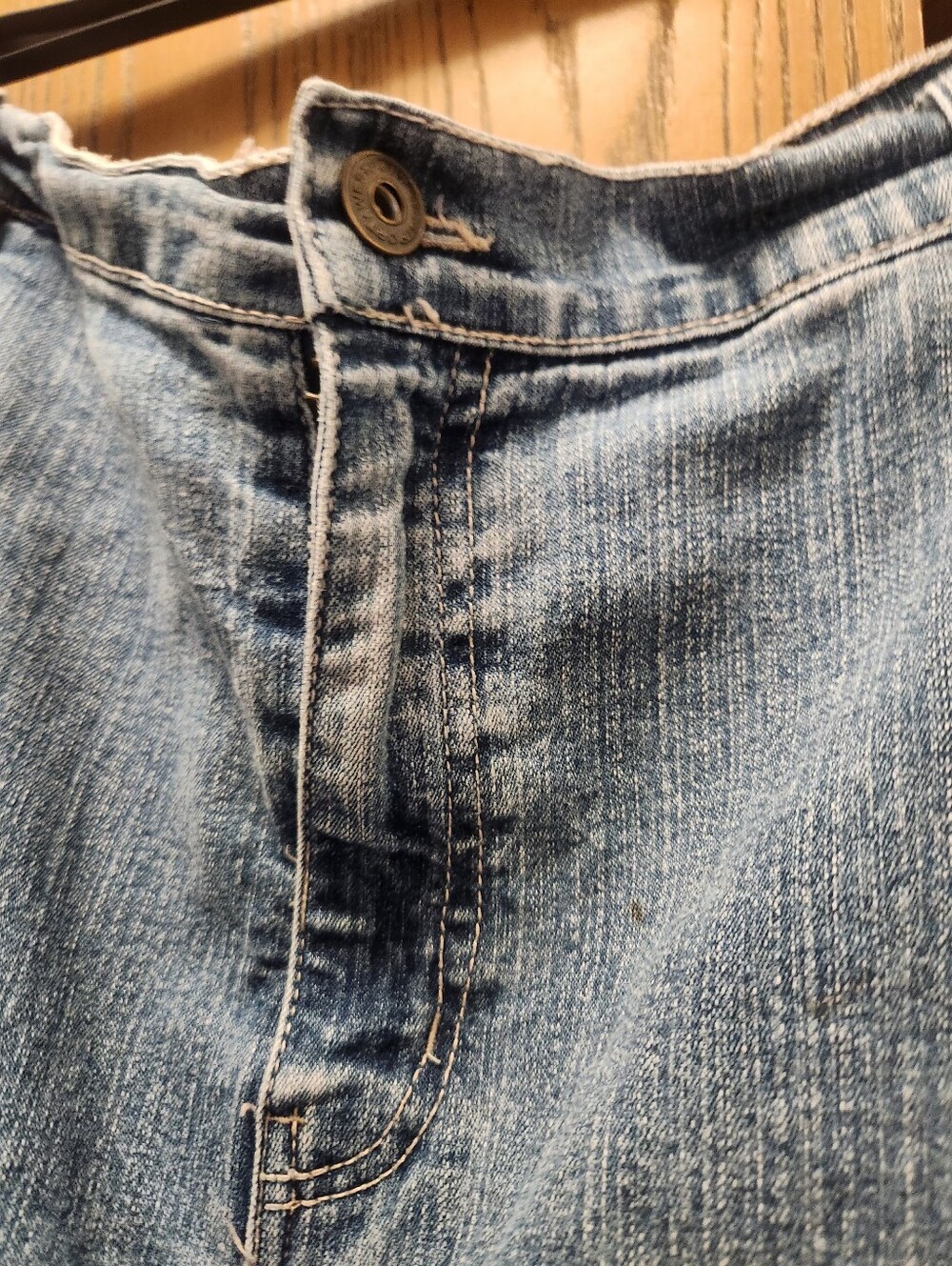 Westport Denim Skirt W/Embroidery - Picture 6 of 9
